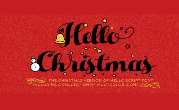 Hello Christmas Font