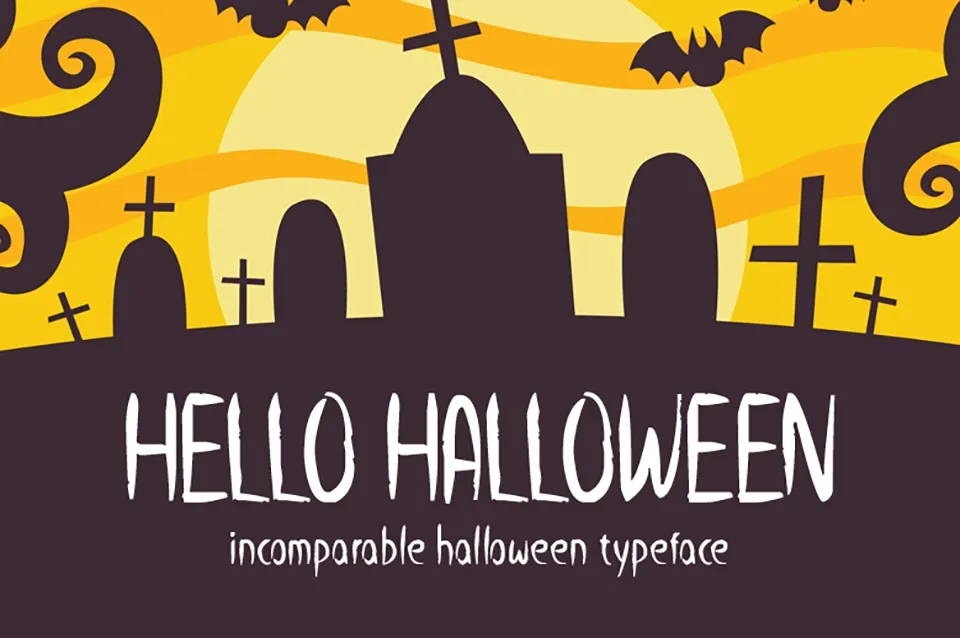 Hello Halloween Font