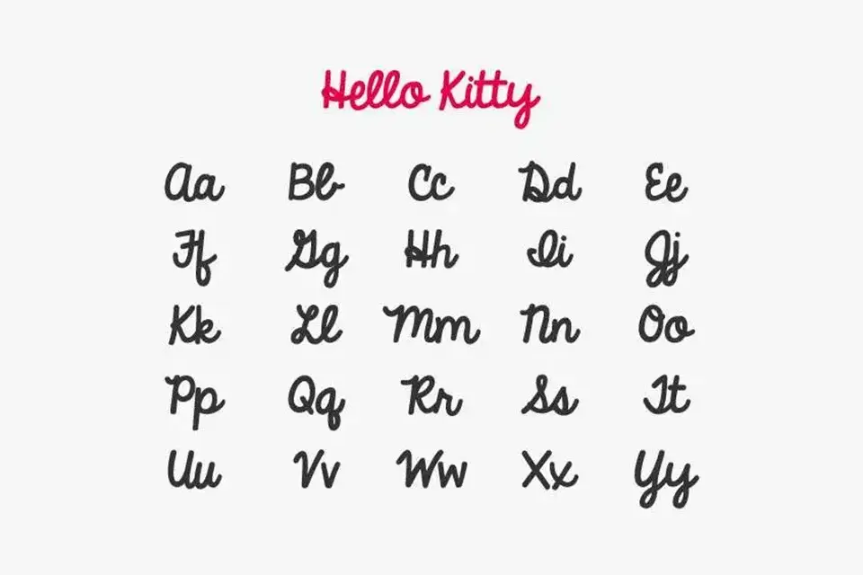 Hello Kitty Font