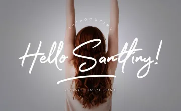 Hello Santtiny Font