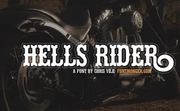 Hells Rider Font