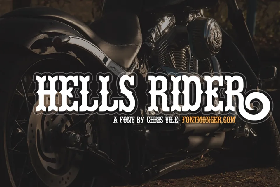 Hells Rider Font