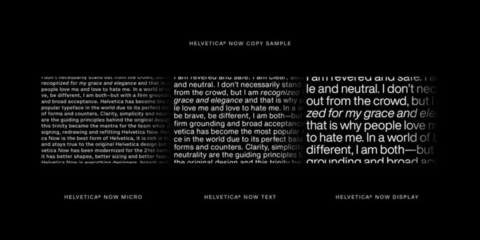 Helvetica Now Font Family