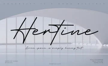 Hertine Font