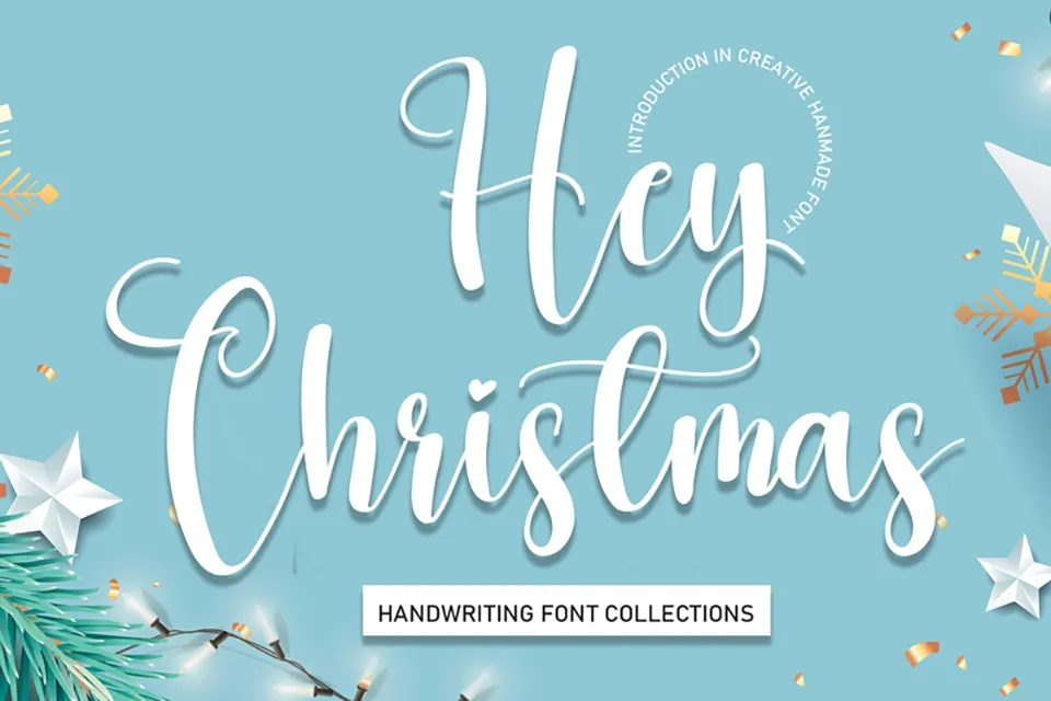 Hey Christmas Script Font