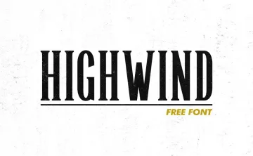 Highwind Font