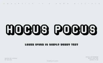 Hocus Pocus Font Family