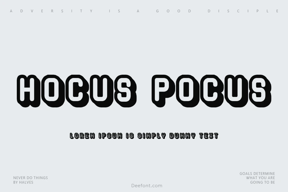 Hocus Pocus Font Family