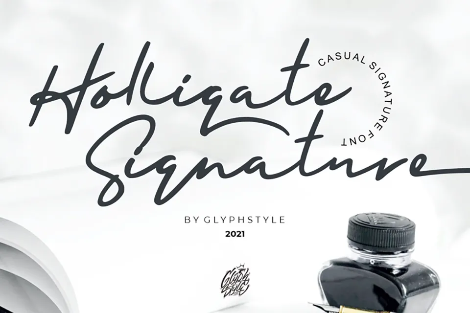 Holligate Signature Font