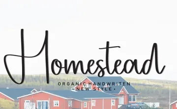 Homestead Font