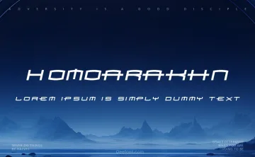 Homoarakhan Font