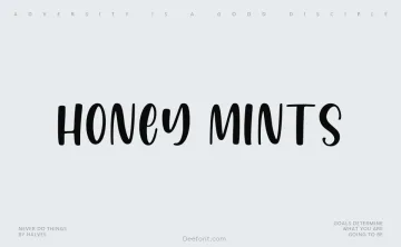 Honey Mints Font