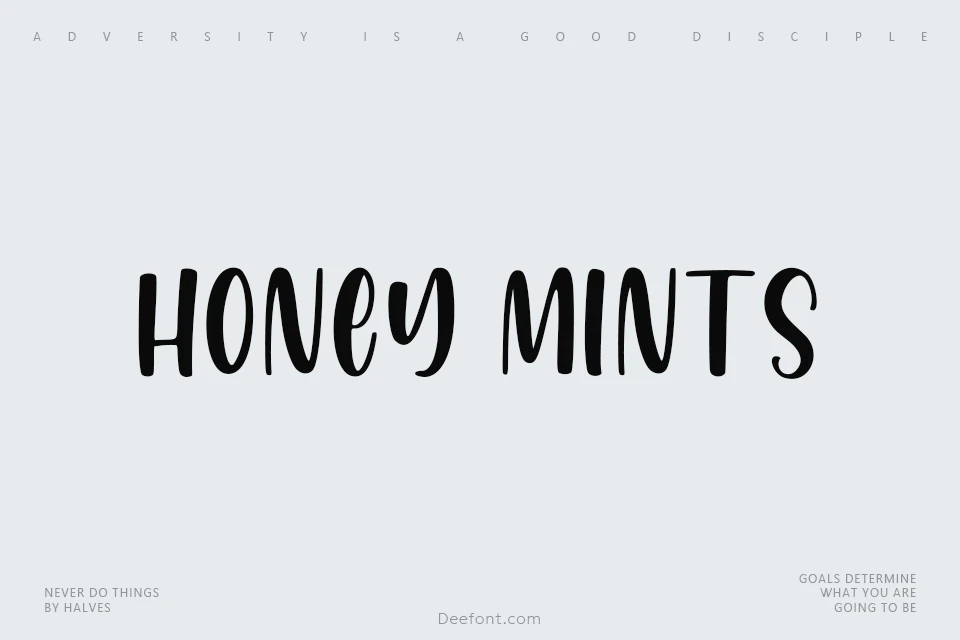 Honey Mints Font