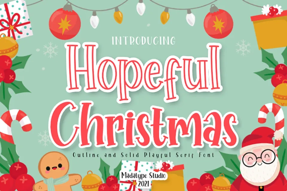 Hopeful Christmas Font