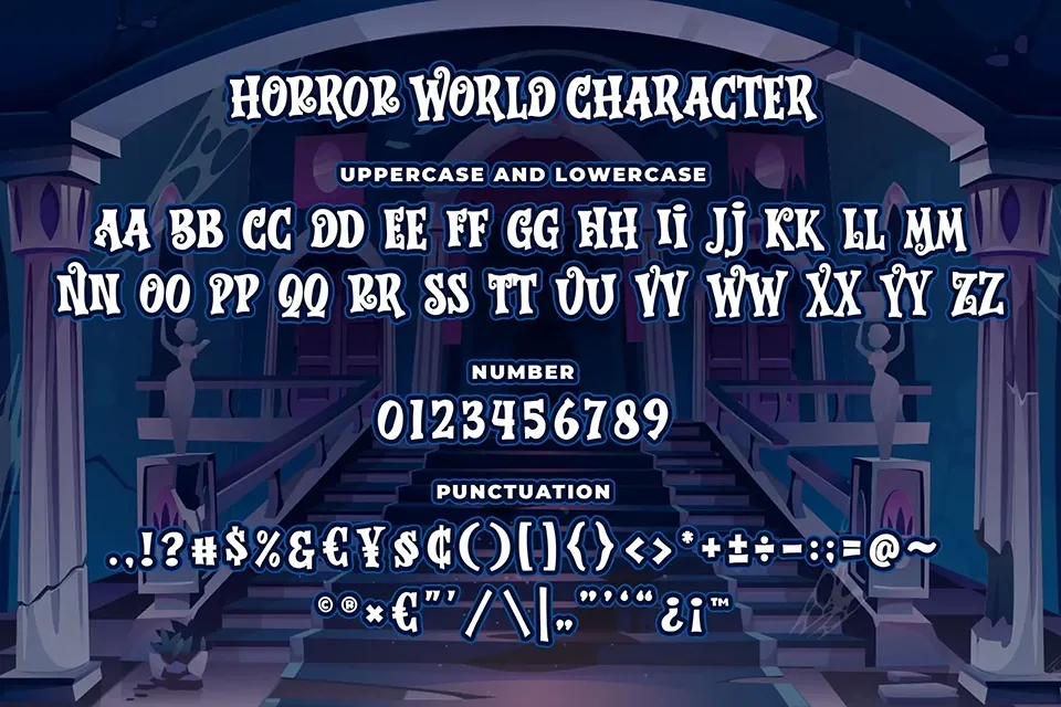 Horror World Font