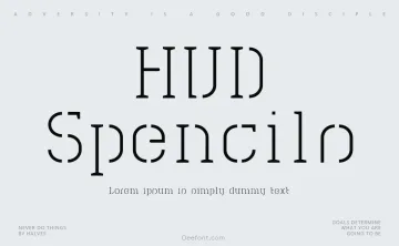 HVD Spencils Font