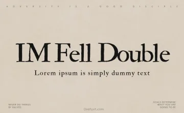 IM Fell Double Pica Font