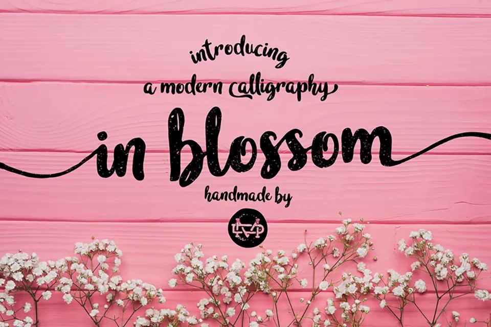 In blossom Font