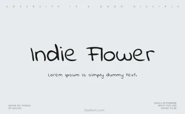 Indie Flower Font