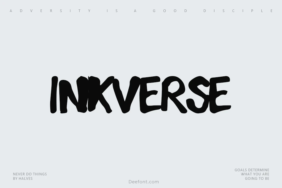 InkVerse Font