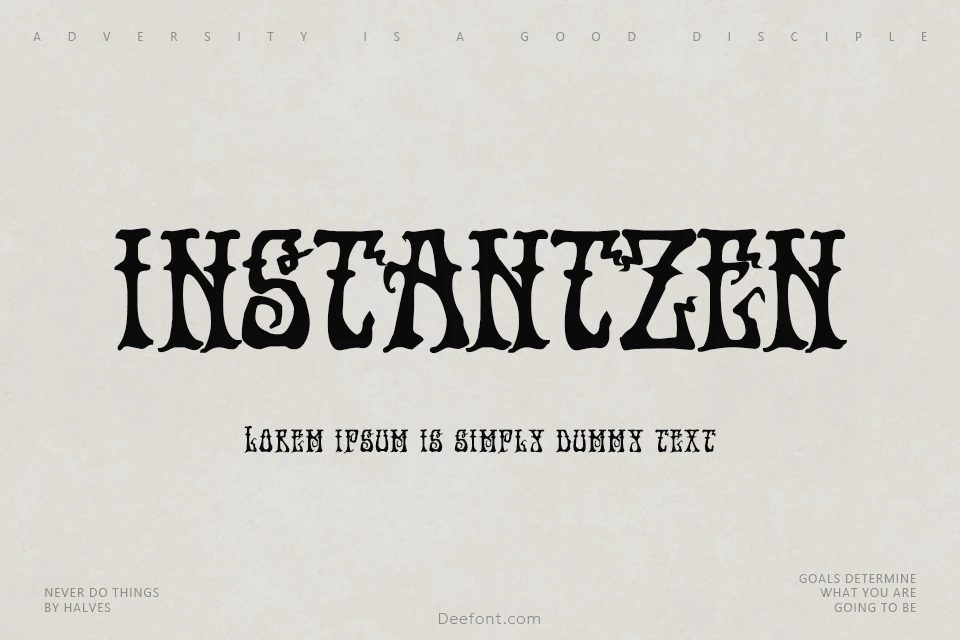 Instant Zen Font