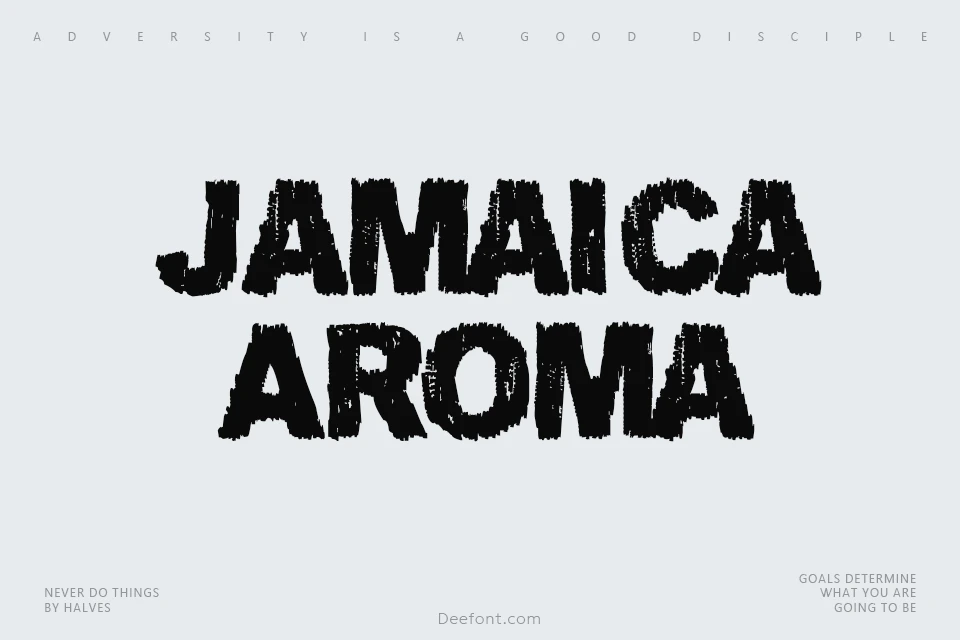 Jamaica Aroma Font