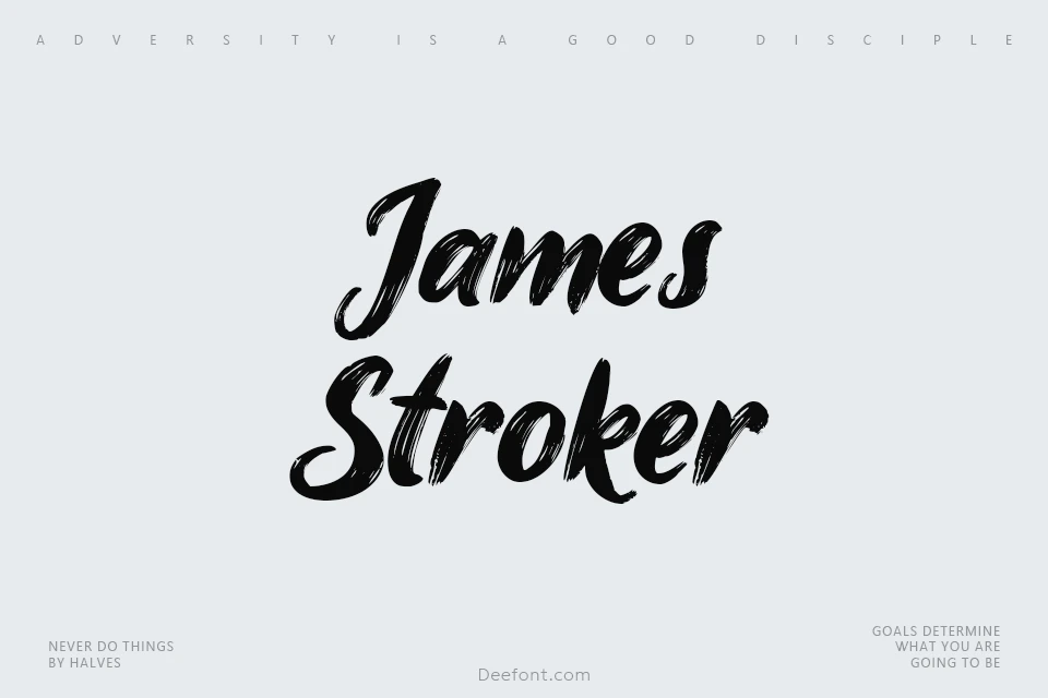 James Stroker Font