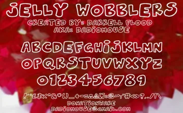 Jelly Wobblers Font