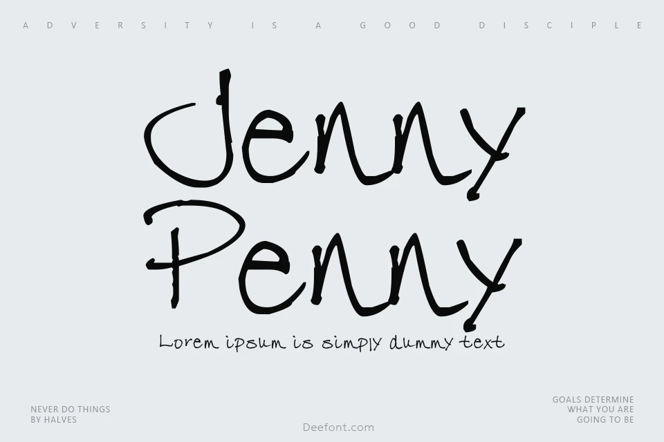 Jenny Penny Font