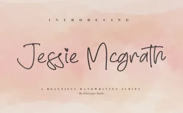 Jessie Mcgrath Font