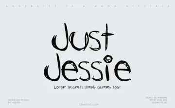 Just Jessie Font