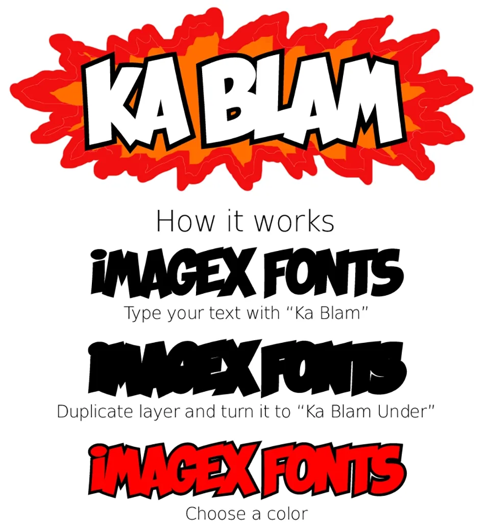 Ka Blam Font