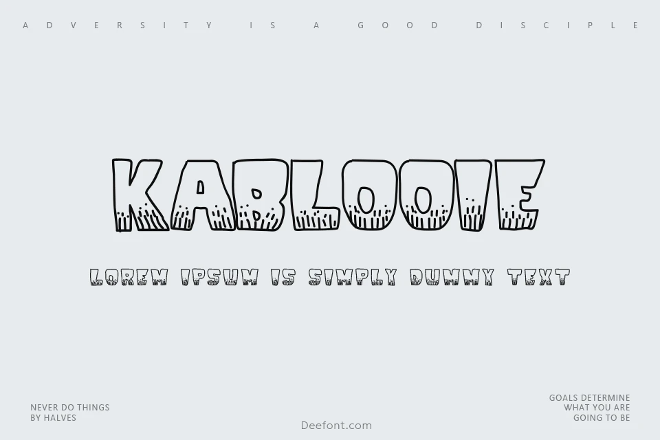 KaBlooie! Font