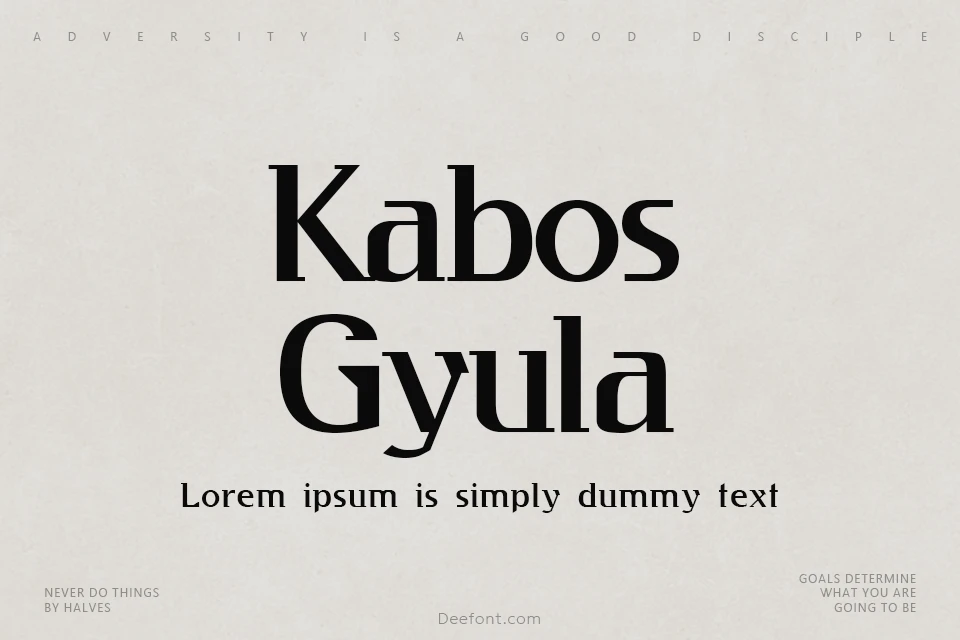 Kabos Gyula Font