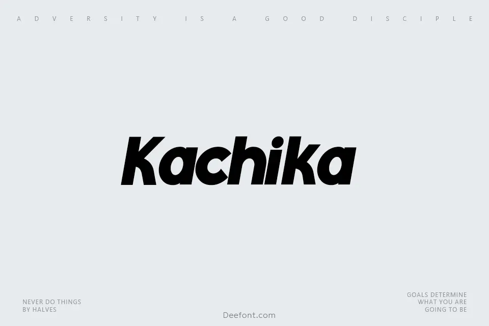 Kachika Font