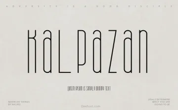 Kalpazan Font