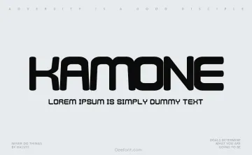 Kamone 4 G Font