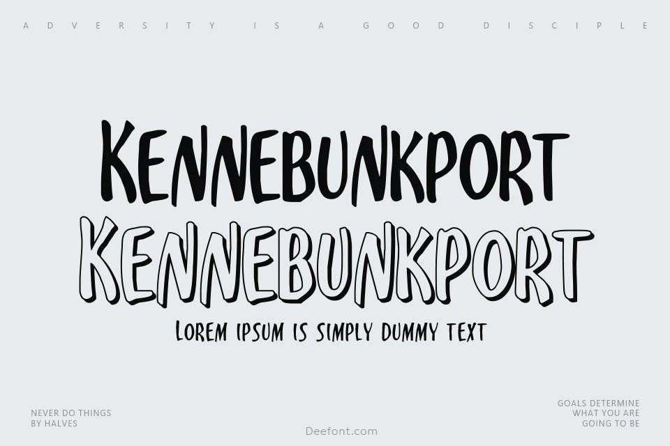 Kennebunkport Font