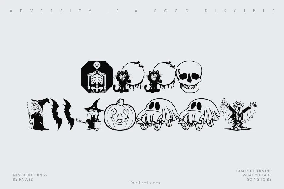 Kiddy Halloween Font