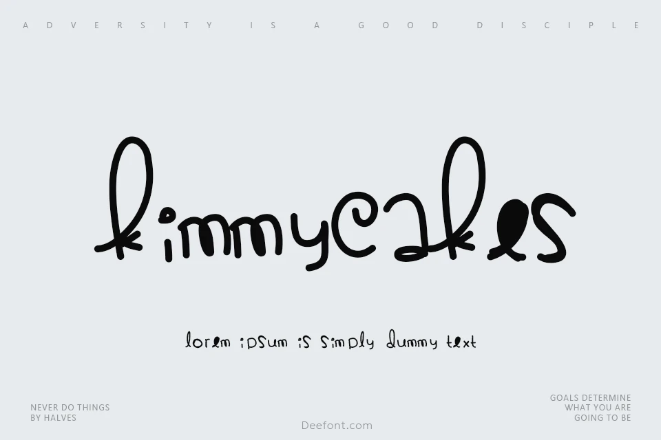 Kimmy Cakes Font