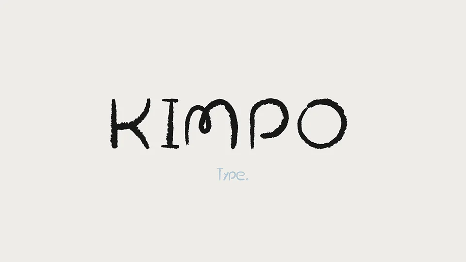 kimpo free handwritten font download