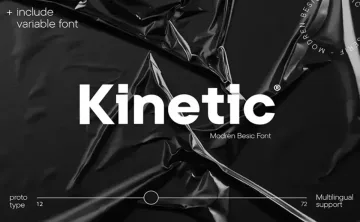 Kinetic Font