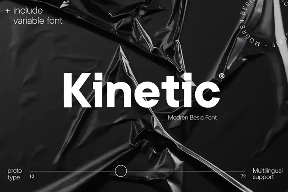 Kinetic Font - Free Download & Preview | Deefont