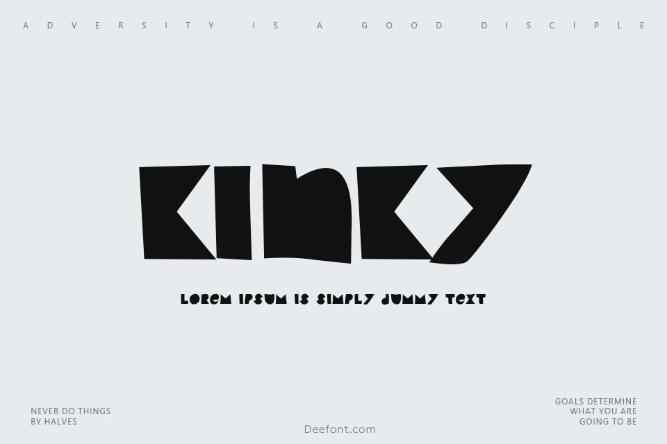 Kinky Font