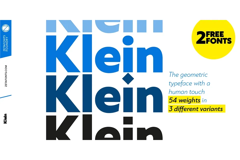 Klein Text Font Family