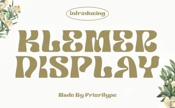 Klemer Display Font