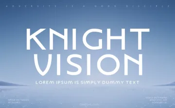 Knight Vision Font