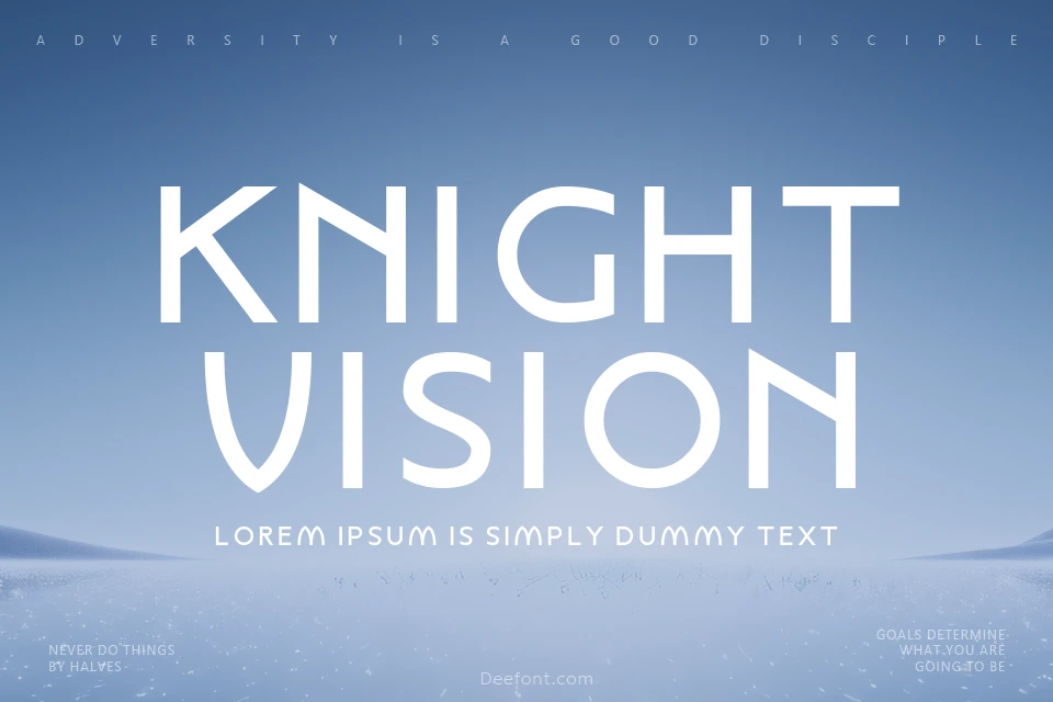 Knight Vision Font