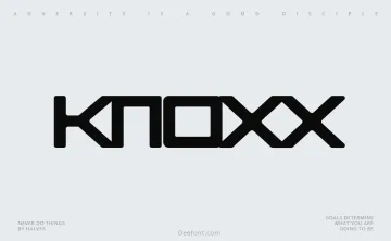 Knoxx Font