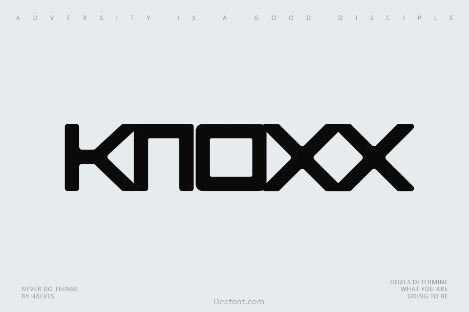 Knoxx Font